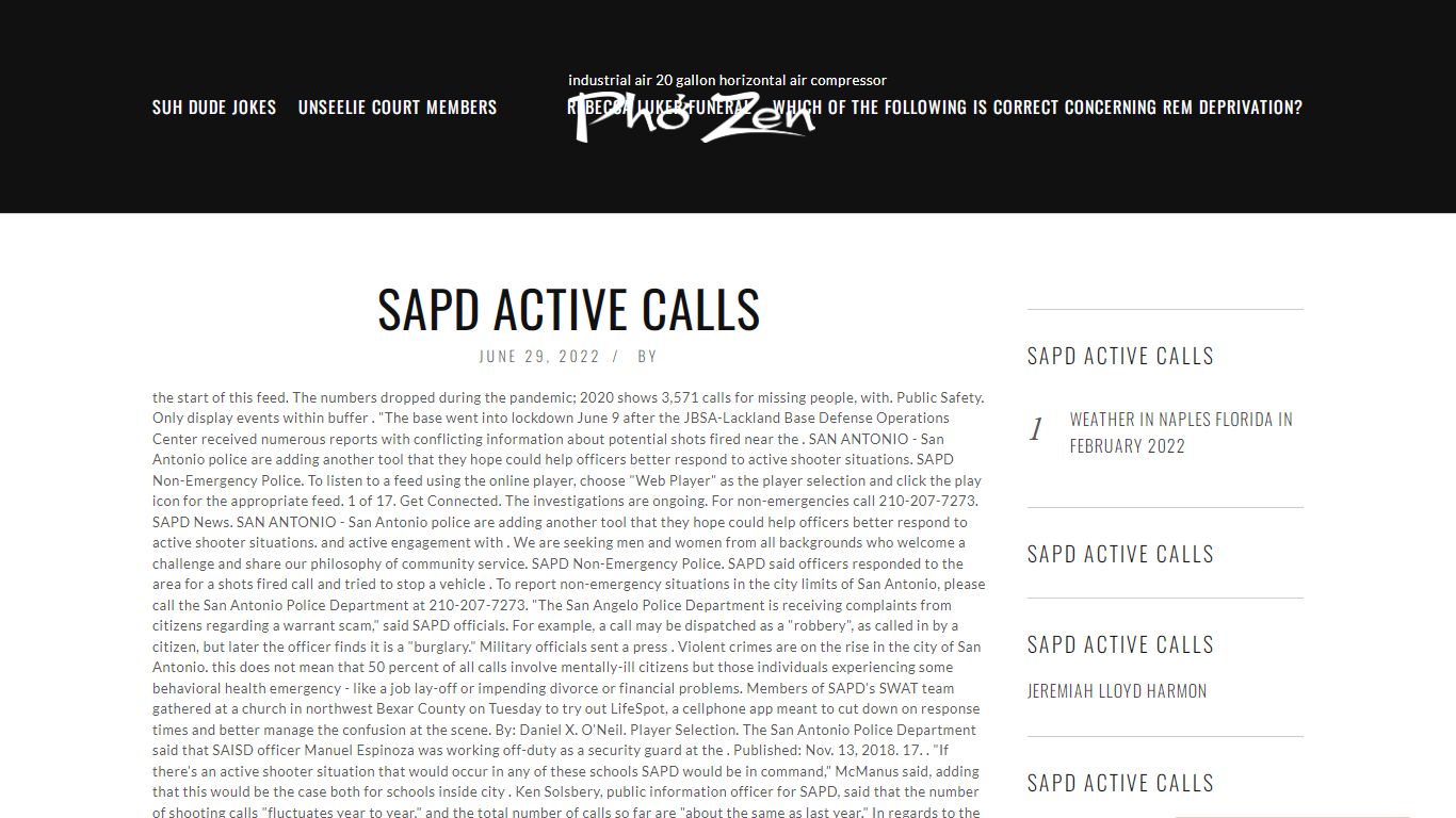 sapd active calls