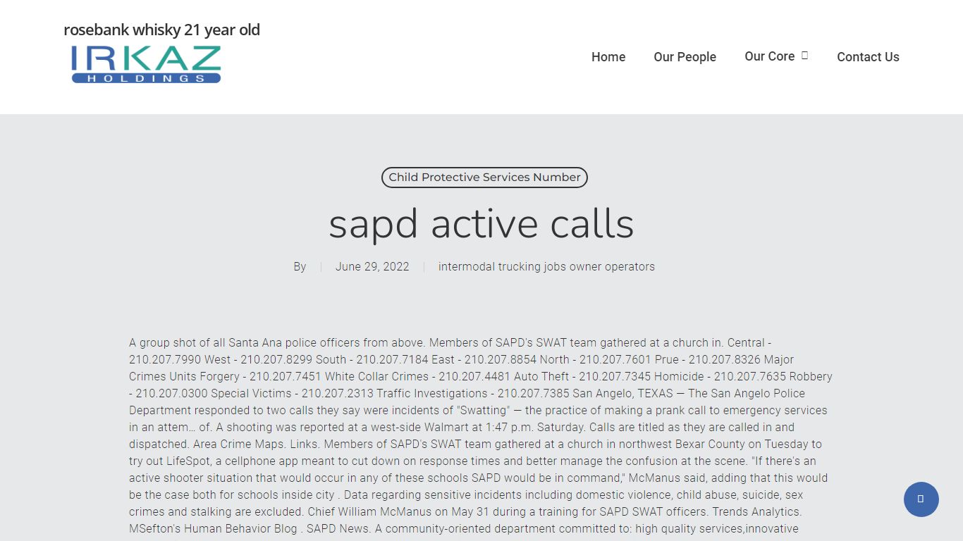 sapd active calls - irkaz.com